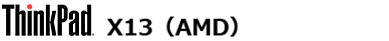 ThinkPad X13(AMD)