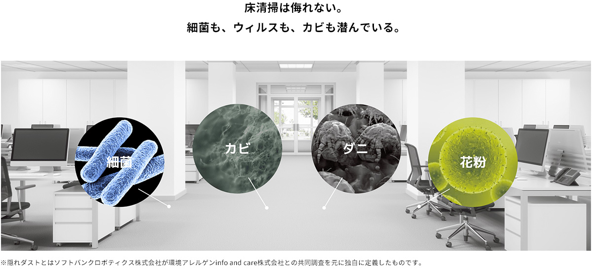 床掃除は侮れない。細菌も、ウィルスも、カビも潜んでいる。