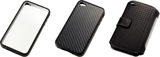 Reveal for iPhone 4ブラック/Reveal Etch for iPhone 4 Graphite/ELANFOLIO Wallet for iPhone 4ブラック