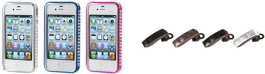 「Ferr Premium Aluminum Bumper Crystal2」(REXNORTH)/「Jawbone ERA」(Jawbone)