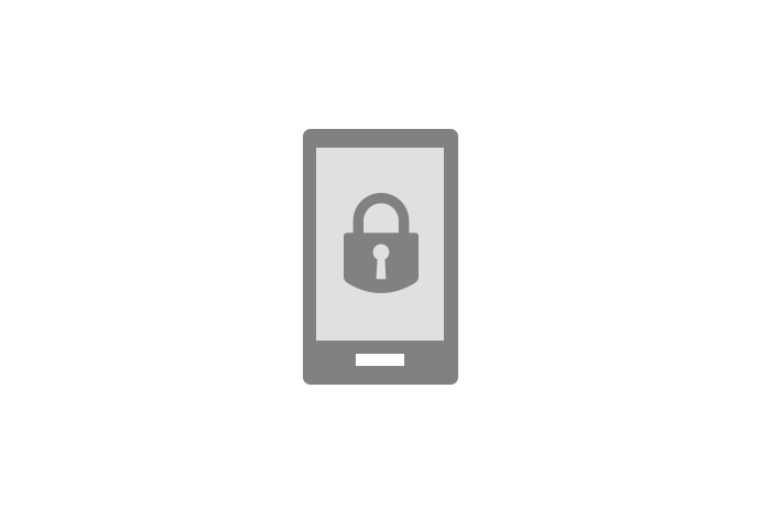 初期化されていない(各種ロックが解除されていない)