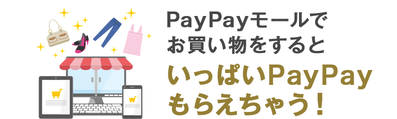 PayPayモールでお買い物をすると戻ってくる!