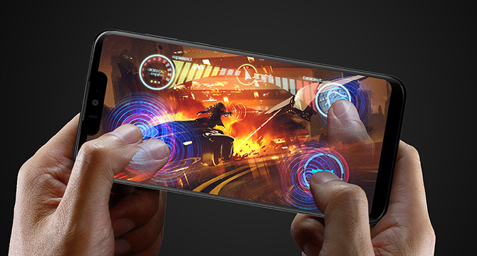 速いタップ操作が必要なゲームでもしっかり反応するチューニング