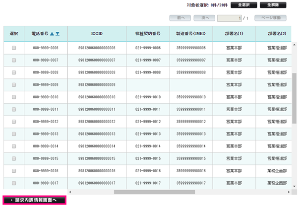 契請求金額を確認する 法人モバイルお問い合わせ サポート ソフトバンク