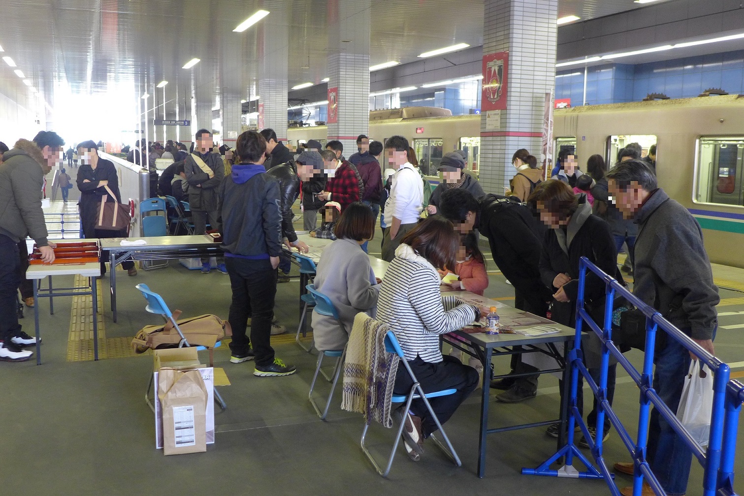 当日の浦和美園駅は1,000名を超える方が訪れ大盛況となった
