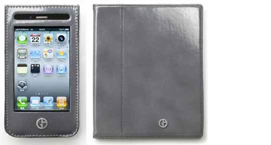 ガラス加工パテント iPhone 4 グレー/iPad グレー