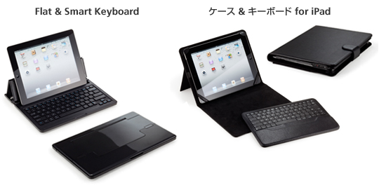 Flat & Smart Keyboard／ケース & キーボード for iPad