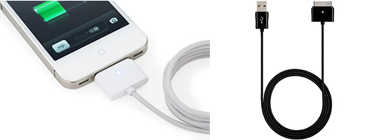 SoftBank SELECTION iPhone／iPad用 USBケーブル（LED付）