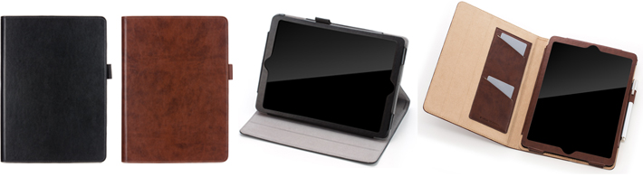 SoftBank SELECTION ブックスタイルケース レザータッチ for iPad Air