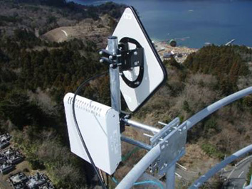 臨時回線（マイクロエントランス）を利用した基地局