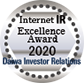 Daiwa Investor Relations Co., Ltd. Internet IR Commendation Award