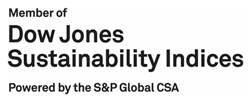 Member of Dow Jones Sustainability Indices Powered by the S&P Global CSA