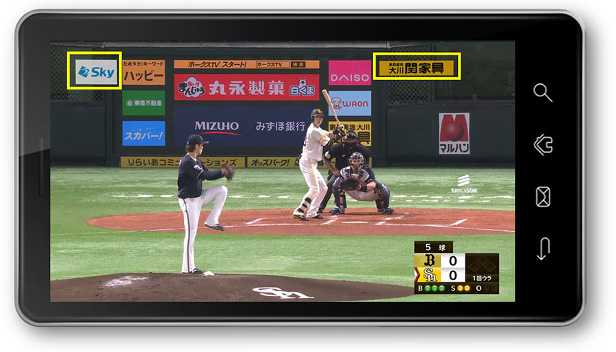 日本初 プロ野球中継でバーチャル広告を提供 プレスリリース ニュース 企業 Ir ソフトバンク