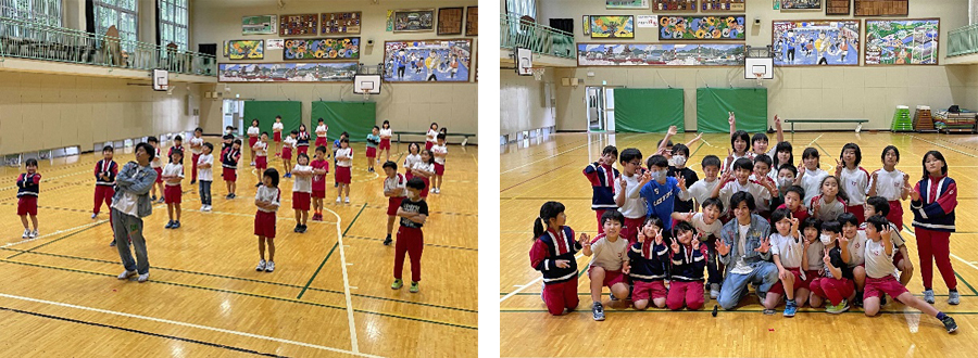 練習の成果を発表