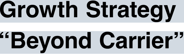 Growth Strategy &ldquo;Beyond Carrier&rdquo;
