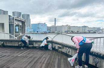 Waste cleanup activities by employees