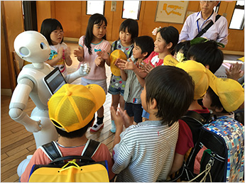 Pepper, delivering smiles to affected areas FY2016