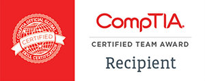 Received the CompTIA Certified Team Award