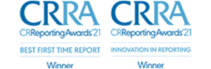 Our Sustainability Report received the Best 1st Time Report Award and the Innovation in Reporting Award at the CR Reporting Awards 2021, organized by Corporate Register, UK.