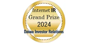 Received the Grand Prize in the Daiwa Internet IR Awards 2024