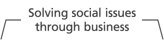 Solving social issues through business