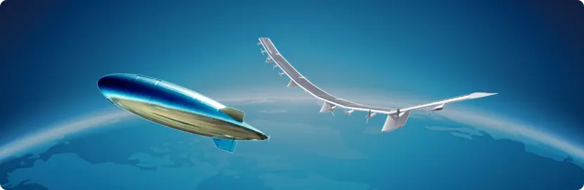 Stratospheric communication platform HAPS (High Altitude Platform Station)