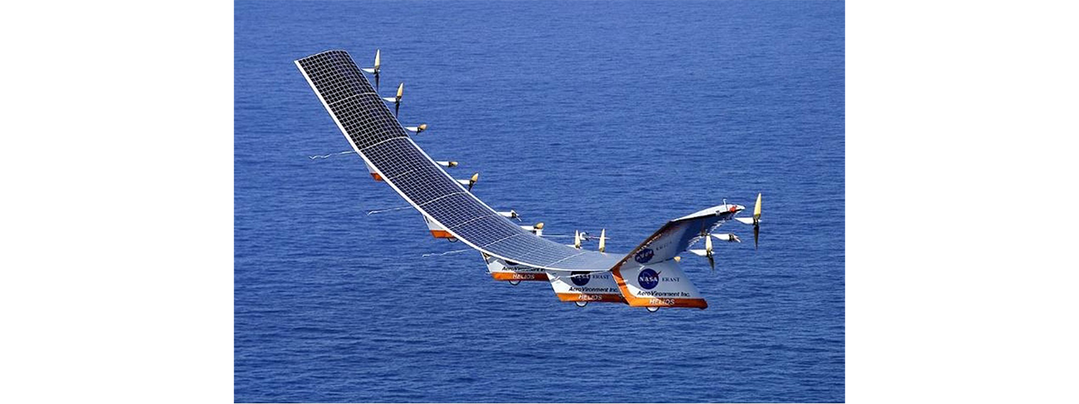 NASA’s Helios as a mature HAPS platform in the 1990s (Courtesy of NASA)