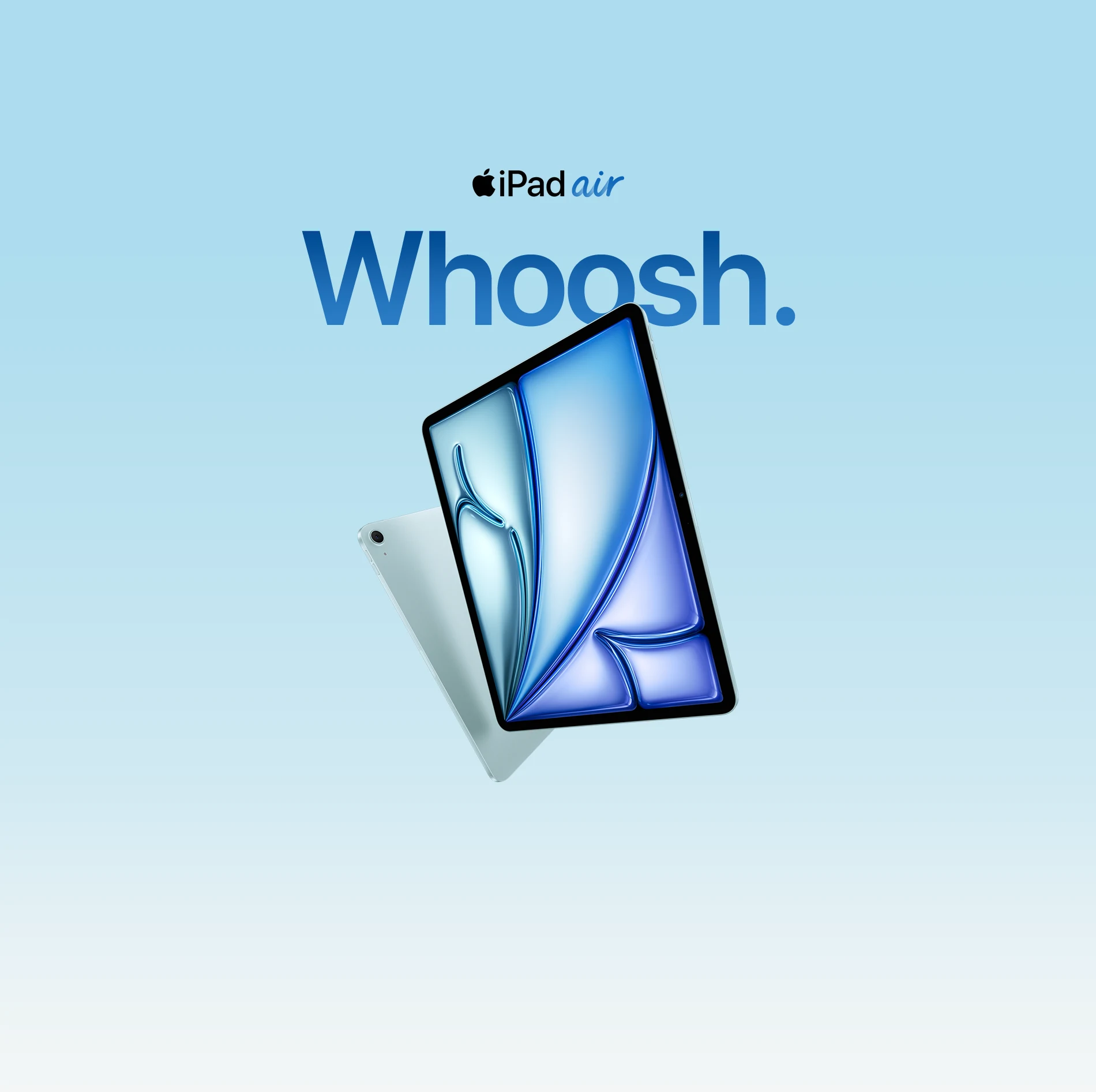 iPad air Whoosh.