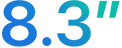 8.3″