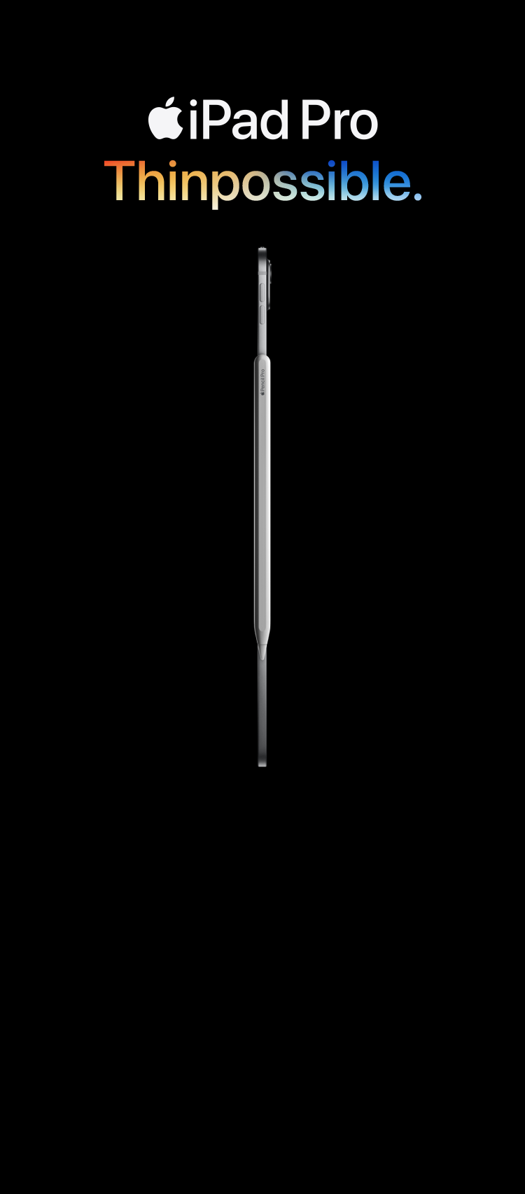 iPad Pro ありえない一枚。