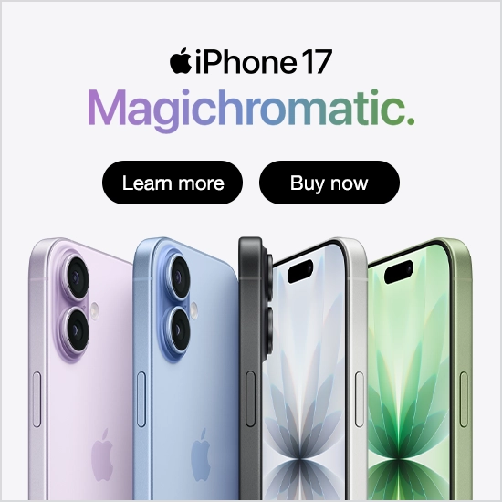 iPhone 17 Magichromatic Buy now Learn more
