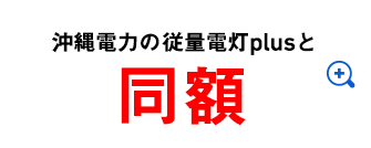 沖縄電力の従量電灯plusと同額＊