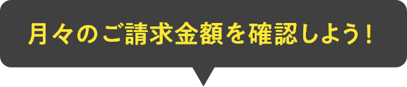 月々のご請求金額を確認しよう!