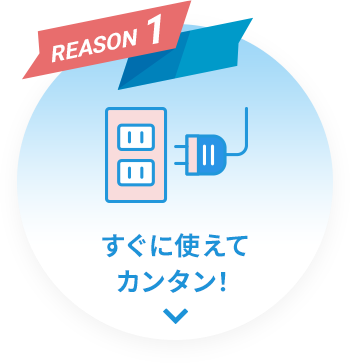 REASON1 すぐに使えるカンタンWi-Fi