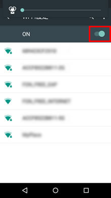 Wi-Fiの設定（Android）画像３