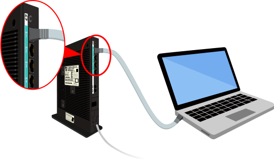 Web設定画面を開きます。