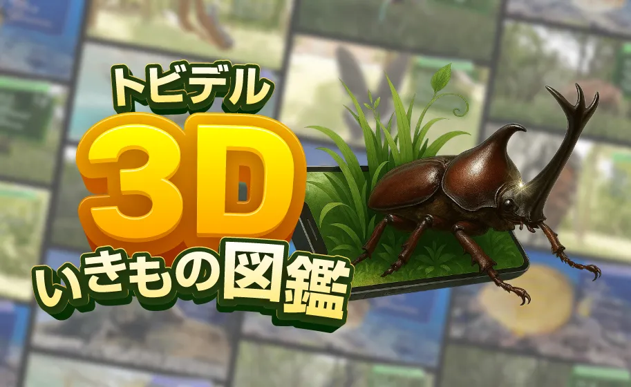 トビデル3Dいきもの図鑑