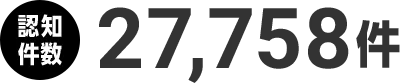 認知件数 27,758件
