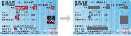 健康保険の被保険者証