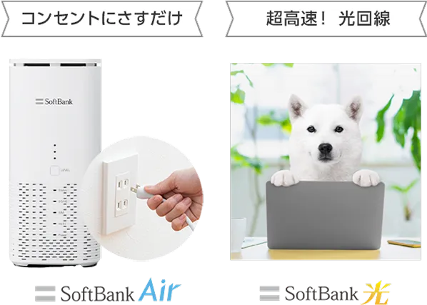 コンセントにさすだけ　超高速光回線