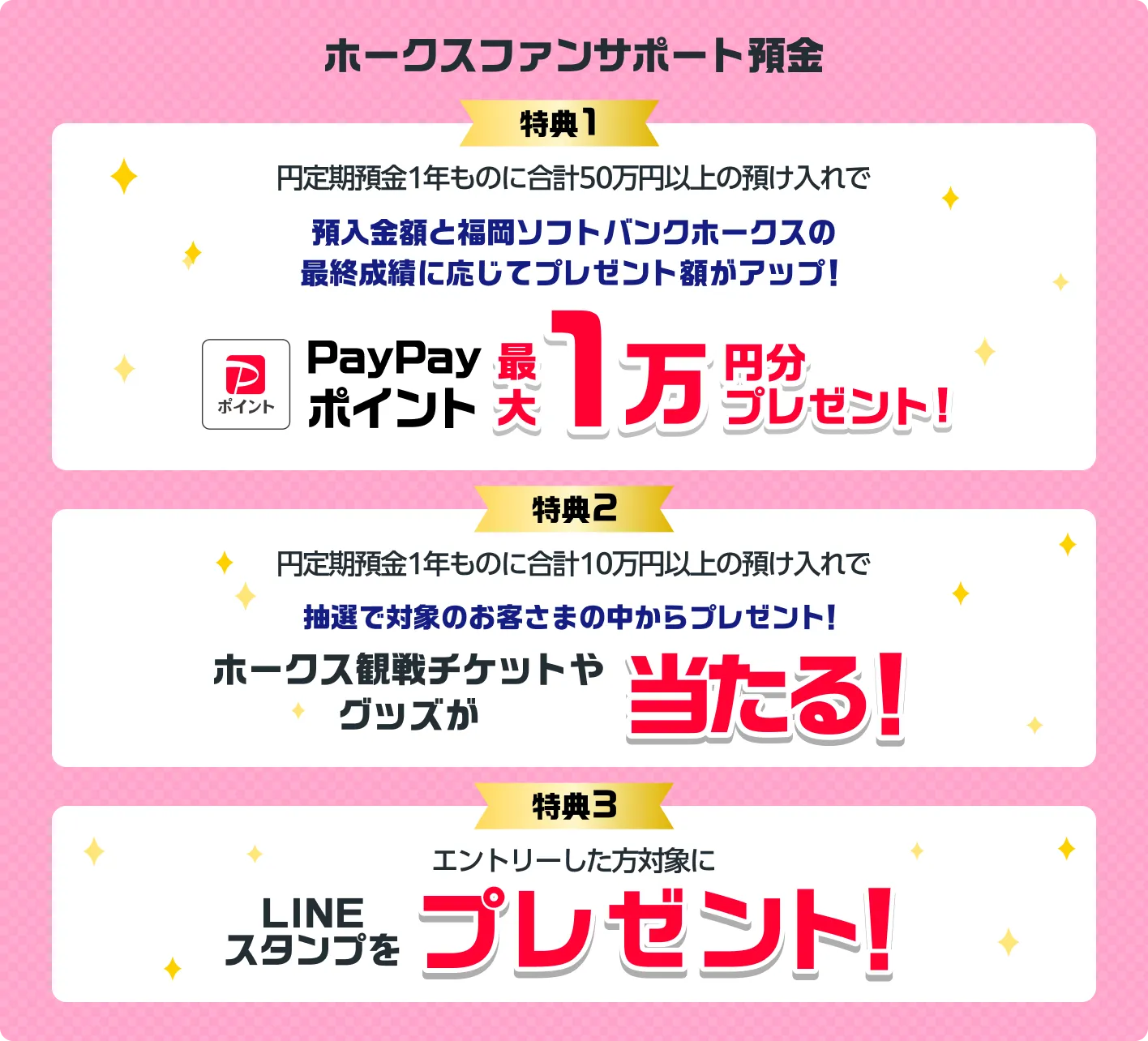 ホークスファンサポート預金