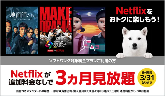 Netflixをおトクに楽しもう！