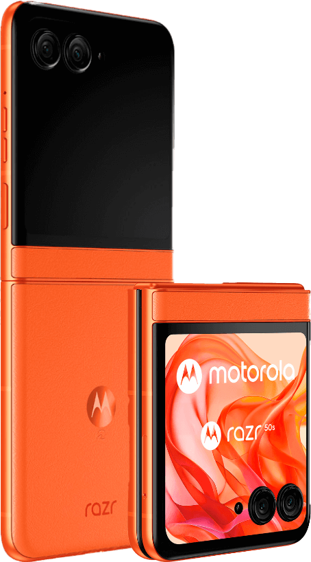 motorola razr 50s スプリッツオレンジ