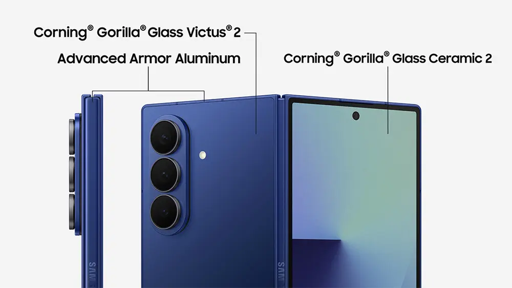 Corning® Gorilla® Glass Ceramic 2/Corning® Gorilla® Glass Victus® 2/Advanced Armor Aluminum