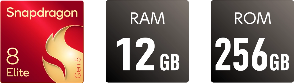 Snapdragon&reg; 8 Elite Gen 5 Mobile Platform/RAM 12GB/ROM 256GB