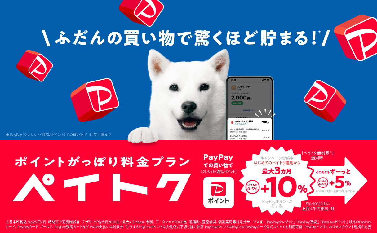 ポイントがっぽり料金プラン ペイトク