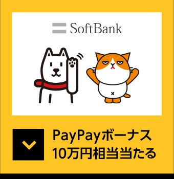 PayPayボーナス 10万円相当当たる