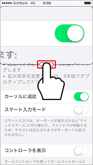 Iphoneの画面が拡大されて戻らないバグ トラブル対処解決方法