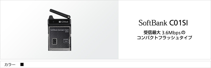 C01SI 受信最大 3.6Mbpsのコンパクトフラッシュタイプ