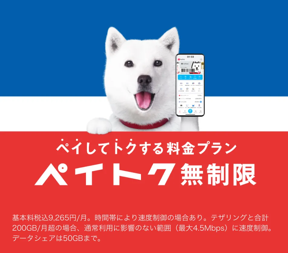 ペイしてトクする料金プラン ペイトク無制限